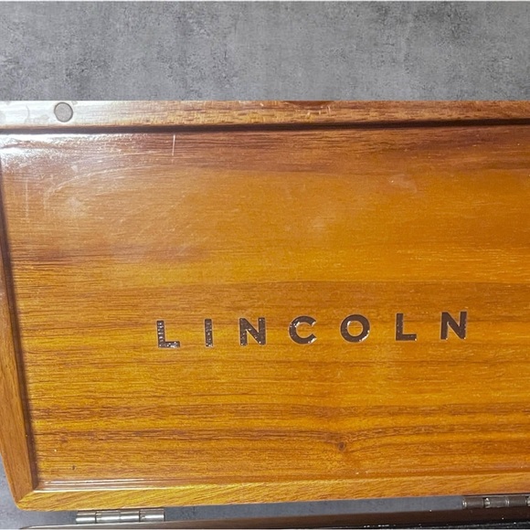 Lincoln Continental Black Walnut Jewelry Box - Picture 4 of 9
